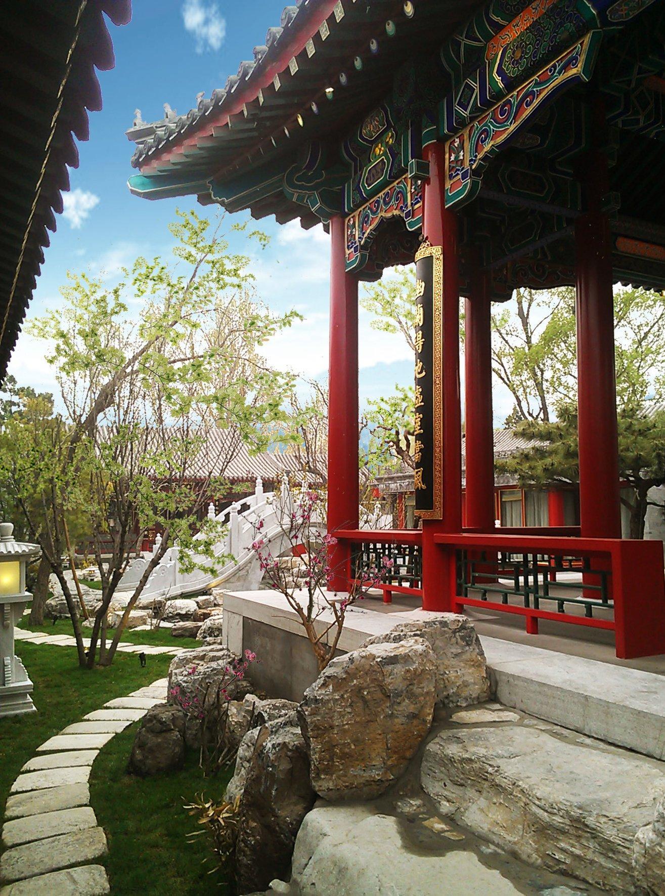Lv Garden Huanghuali Art Galery Beijing Hotel Yinjiafu Luaran gambar